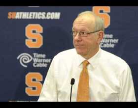 Video: Boeheim addresses the media after No. 2 Syracuse's win against North Carolina