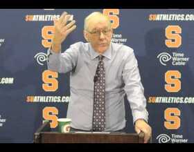 Video: Boeheim talks after Syracuse's comeback win against Villanova