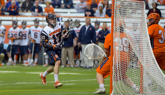 Dylan Donahue utilizes strong off-ball movement to excel at attack for Syracuse