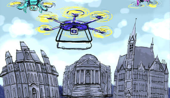 Why Syracuse University is considering banning the flight of drones on campus