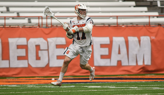 Dylan Donahue reverts to old form scoring 4 goals to lead Syracuse past Colgate, 18-3