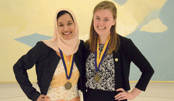 Two SUNY-ESF students recognized with highest SUNY student award for well-roundedness