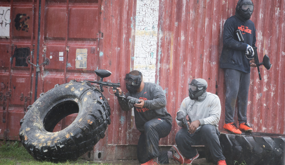 Gallery: Syracuse football plays paintball, runs youth clinic at Fort Drum