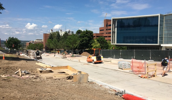 SU construction update: Work on some campus projects will continue into fall semester