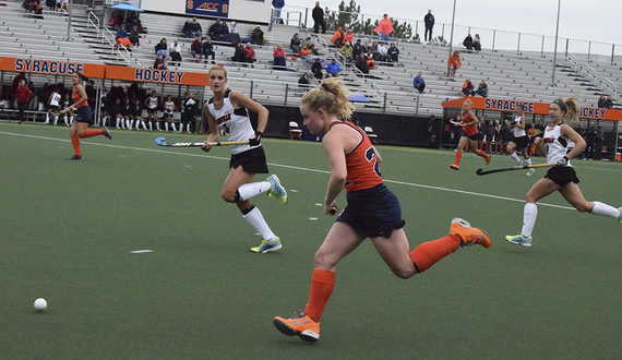 Elaine Carey provides spark for No. 4 Syracuse field hockey&#8217;s offense in win over No. 7 Louisville