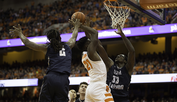 Gallery: No. 22 Syracuse men&#8217;s basketball slips past North Florida