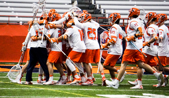 Balanced attack leads No. 2 seed Syracuse over Yale, 11-10, to advance to the NCAA quarterfinals