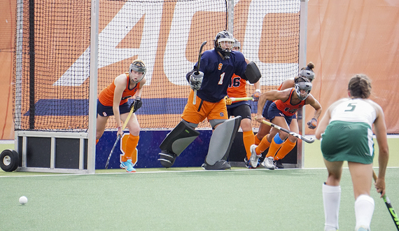 Borg van der Velde, No. 5 Syracuse defense, in the middle of 5-game shutout streak