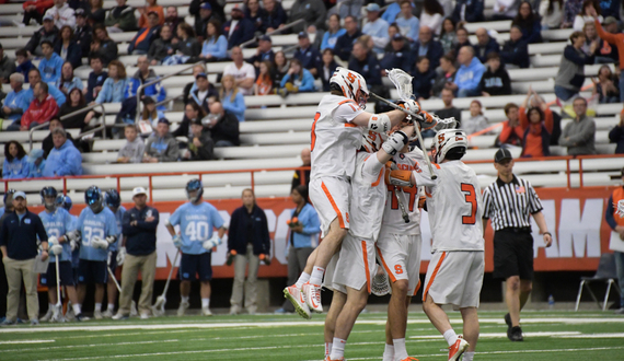 No. 7 Syracuse comes back to go undefeated in ACC, downs UNC, 13-12