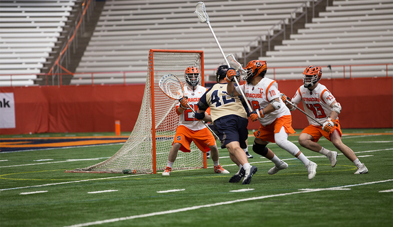 Navy ekes out 13-12 win over Syracuse on back of transition goals