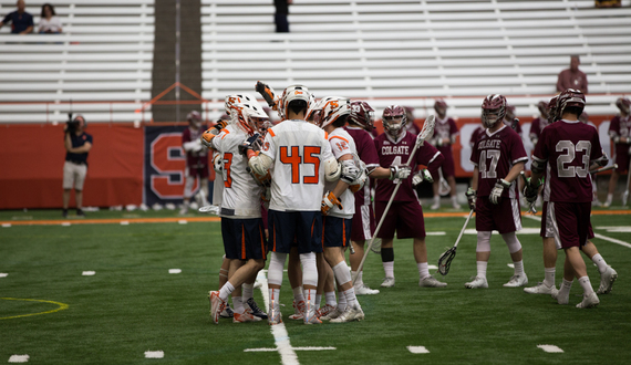 SU makes final statement in 17-5 dismantling of Colgate prior to Selection Sunday