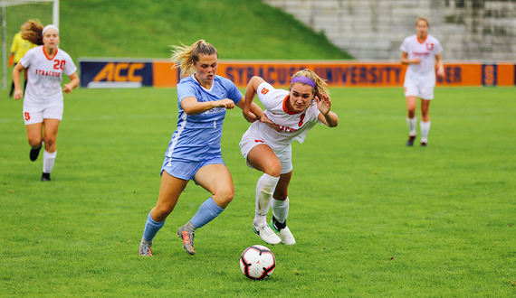 Lack of offensive chances demoralizes Syracuse in 7-1 loss to No. 3 North Carolina