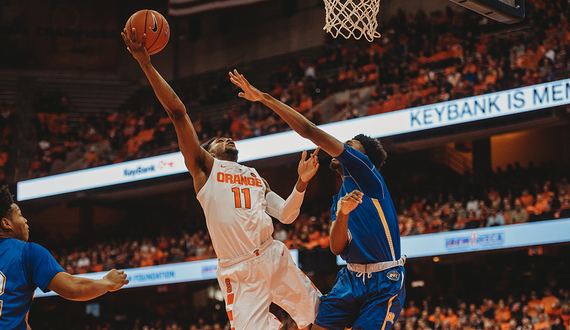 Syracuse overcomes struggles in 84-70 win over Morehead State