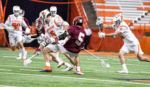 Faceoff struggles, shot clock impact and more takeaways from Syracuse’s 12-9 loss to Colgate