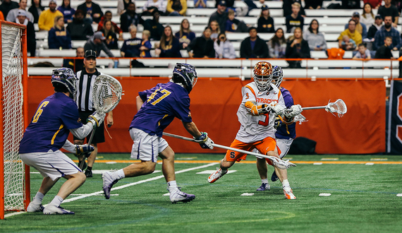 Syracuse corrects season-opening struggles in 13-5 win over No. 15 Albany