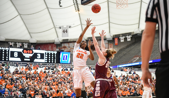 No. 3 seed Syracuse dominates No. 14 seed Fordham, 70-49, in 1st round of NCAA Tournament