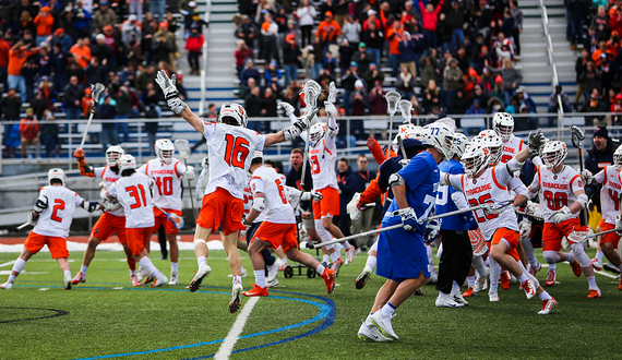 Brendan Curry’s overtime winner lifts No. 12 Syracuse over No. 2 Duke, 9-8