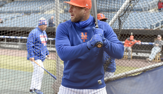 Tim Tebow’s debut with Syracuse Mets on Thursday will be one step closer to big league dream