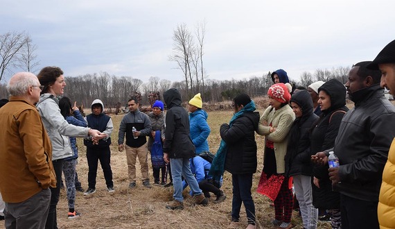 Local refugees work to become self-sustainable through community gardens, urban farming