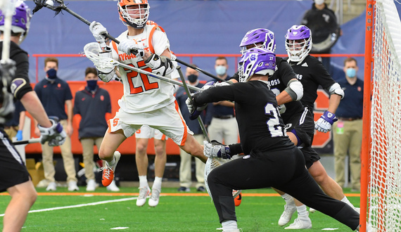 Syracuse commands Holy Cross 15-6 behind Chase Scanlan&#8217;s 7 goals