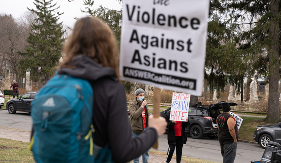 Gallery: Syracuse community members rally against anti-Asian hate