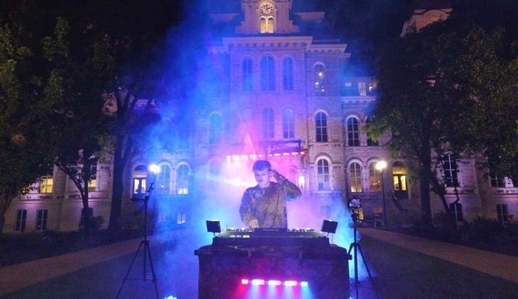 Alum ditched graduation photos to practice for DJ set in front of HOL