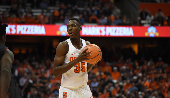 Bourama Sidibe participating in workouts, cleared for practice, Boeheim says