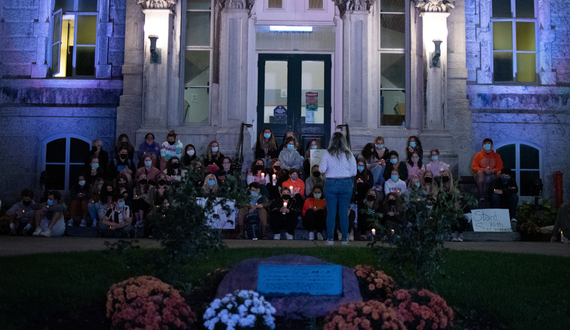 Gallery: Students gather for vigil in solidarity with sexual assault survivors