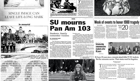 Remembrance Scholars explore archives to connect with Pan Am Flight 103 victims