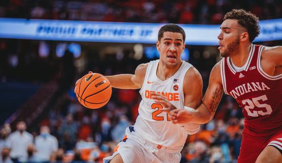 Syracuse wins rollercoaster 2OT game over Indiana 112-110 despite blown leads