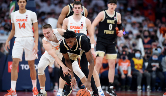 2nd-half defense, 57% shooting lifts Syracuse to 94-72 win over Wake Forest