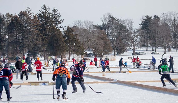 Gallery: Attendees enjoy second Syracuse Pond Hockey Classic