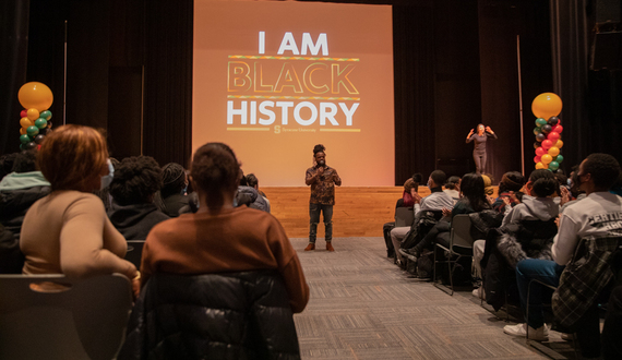 SU kicks off celebration of Black History Month at Goldstein Auditorium