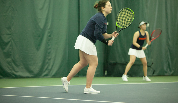 Sofya Treshcheva helps SU secure doubles point, forfeits singles match due to injury