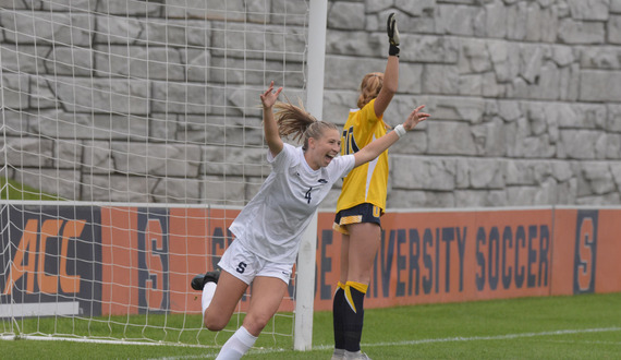 Even with a poor shooting performance, Syracuse defeats Merrimack 2-1