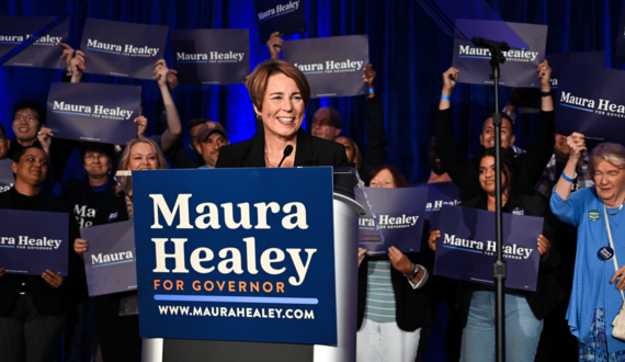 Maura Healey marks history as the 1st openly lesbian governor elected