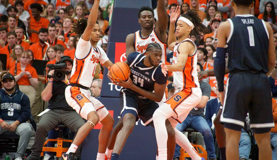 Syracuse comes back with 1st-half run, defeats Georgetown, 83-64