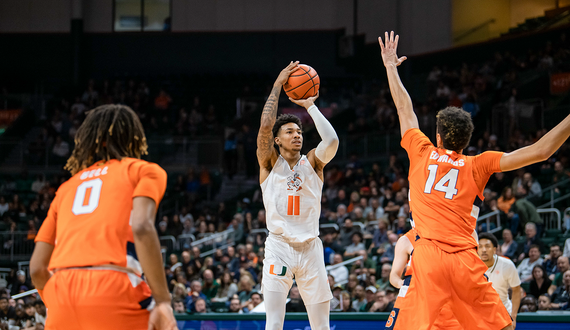 Syracuse falters late in 2nd half, loses to No. 17 Miami 82-78