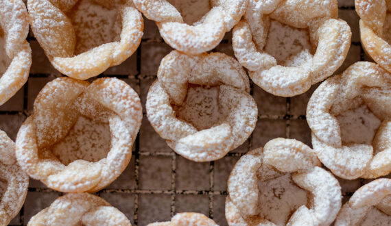 Sugarcoat the end of spring semester with these flower-shaped cream cheese-jam tarts