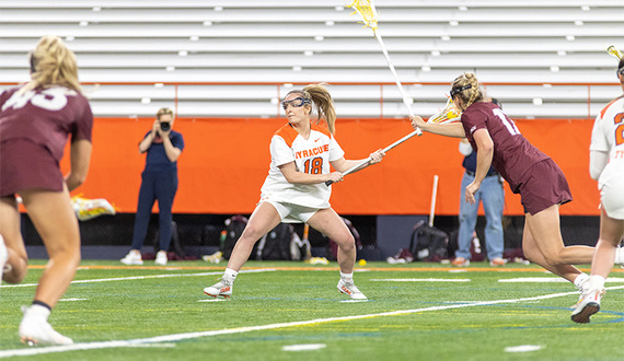 Tyrrell sisters steer SU back to dominance in 25-8 win against Johns Hopkins