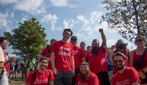 ‘Strength from solidarity:’ Workers from TCG player&#8217;s union rally at NY State Fair