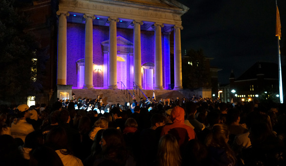 Hundreds attend peace vigil hosted by Syracuse Hillel, Chabad