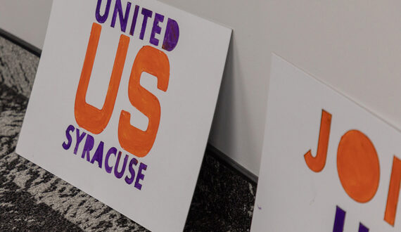 United Syracuse advocates for fair wages, transparency for SU employees