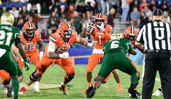 Syracuse caps rollercoaster season with 45-0 loss to USF in Boca Raton Bowl