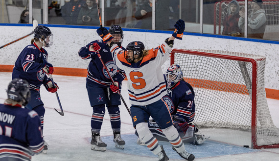 Syracuse wins 1st home game since Oct. 14, defeats Robert Morris 2-1