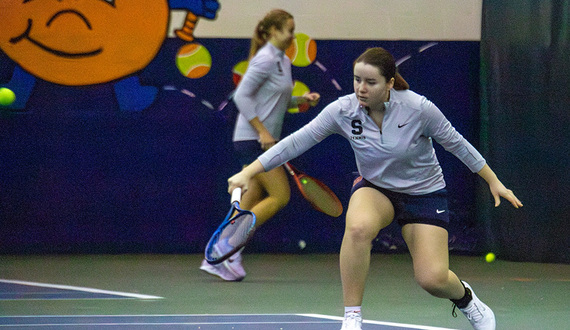 Viktoriya Kanapatskaya comes back from doubles loss with sweep in singles match against BC