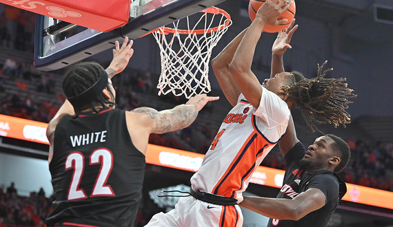 Syracuse clinches 1st 20-win season in 4 years with win over Louisville