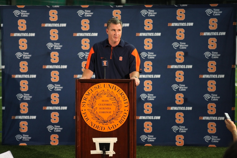 Marrone, players preach taking camp day by day as Syracuse opens preseason