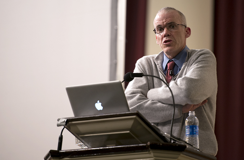 McKibben addresses topic of climate change