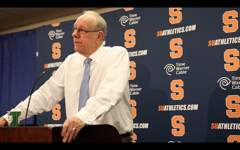 Boeheim addresses media after 108-56 victory over Monmouth